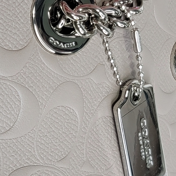 COACH SET SIGNATURE LEATHER Shoulder Purse Bag + - Picture 5 of 13